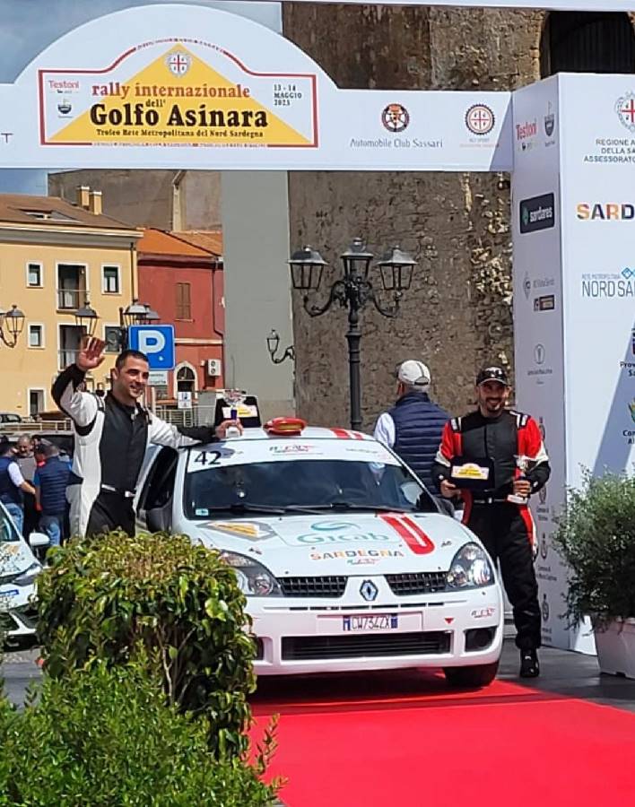 Antonio Perazzona al Rally dell'Asinara
