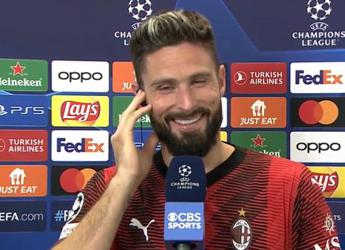 Giroud la lezione in tv dopo Milan Psg Non mi chiamo Giru Video