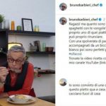 Chef Barbieri e gli spaghetti con le vongole rivolta su Instagram