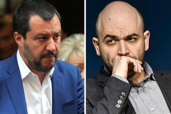 Processo a Saviano slitta a luglio Salvini assente