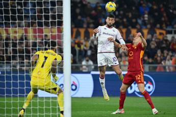 Roma Fiorentina 1 1 gol di Lukaku e Martinez Quarta