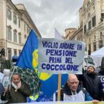 Sciopero medici e infermieri. In pensione prima del coccolone sit in a Roma