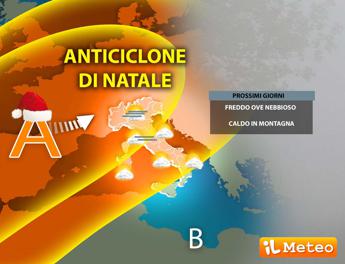 Sole caldo e temperature sopra la media arriva il super anticiclone di Natale