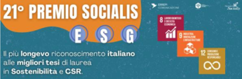 Sostenibilita assegnato il Premio Socialis 2023 per le migliori tesi italiane