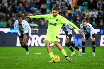 Udinese Sassuolo 2 2 doppietta di Berardi dal dischetto