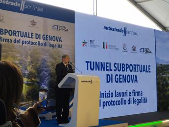 Bucci Soddisfatto per inizio lavori tunnel subportuale Genova