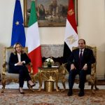 Meloni al Cairo bilaterale con Al Sisi poi summit Ue Egitto Gaza in cima a preoccupazioni