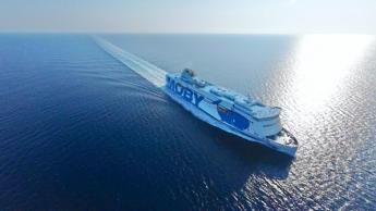 Moby i 2 traghetti piu grandi nel mondo insieme in linea fra Livorno e Olbia