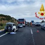 Sardegna schianto fra due auto sulla Sassari Olbia un morto e due feriti