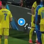 Cristiano Ronaldo espulso CR7 perde la testa Video