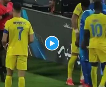 Cristiano Ronaldo espulso CR7 perde la testa Video