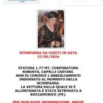 Giallo a Chieti donna scomparsa dal 27 maggio ricerche in corso