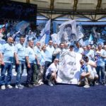 Lazio festa per lo scudetto del 1974 celebrati gli eroi