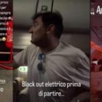 Black out in aereo prima del decollo Max Giusti tra i passeggeri Stiamo calmi senno ci facciamo male