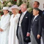 Carlo e Camilla accolgono imperatore Naruhito cena di gala a Buckingham Palace