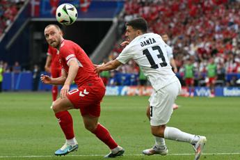 Euro 2024 Slovenia Danimarca 1 1 Janza replica a Eriksen