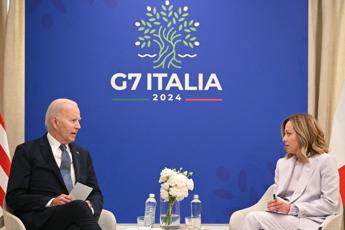 G7 bilaterale Meloni Biden da Ucraina a Gaza e Cina tra i temi