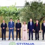 G7 una foto e due donne al centro Giorgia Meloni e Ursula Von der Leyen