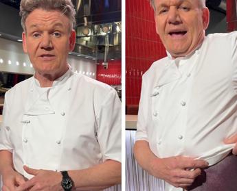 Gordon Ramsay e lincidente in bici Sono vivo per miracolo Video