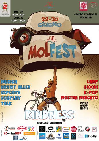 Molfest 2024 Molfetta celebra la cultura Pop dal 29 al 30 giugno