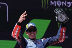 MotoGp Australia Marquez trionfa e Bagnaia terzo