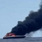 Stefania Craxi yacht in fiamme affonda salvata con il marito Video