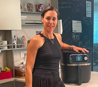 Alimentazione non solo tennis. Pennetta Bello trovarsi attorno al tavolo con menu sani e gustosi