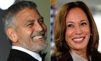 Clooney sostiene Harris e ringrazia Biden Ha salvato di nuovo la democrazia