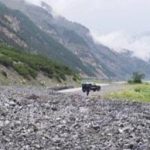 Sondrio frana lungo via della Val a Livigno