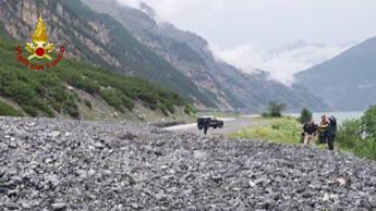 Sondrio frana lungo via della Val a Livigno