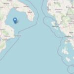 Scossa di terremoto di magnitudo 3.9 al largo Calabria