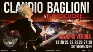 Claudio e per sempre Baglioni commuove i fan allArena di Verona