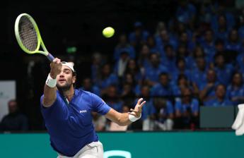 Coppa Davis Berrettini batte Van de Zanschulp e Italia Olanda 1 0