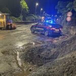 Frana in strada a Gragnano ordinanza per evacuare 20 persone