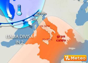 Il meteo spacca lItalia tra maltempo e caldo estivo ma da domenica cambia tutto