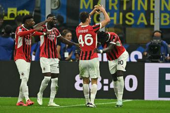 Inter Milan 1 2 Gabbia decide il derby vittoria rossonera