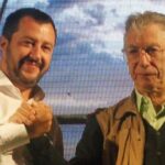 Lega Salvini a casa di Bossi a Gemonio Una bella chiacchierata