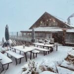 Maltempo neve di settembre sulle Dolomiti il paesaggio e da favola Video