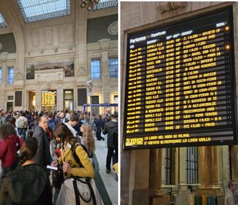 Milano treno deraglia un ferito. Caos e ritardi per Alta Velocita