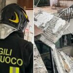 Roma esplosione per fuga di gas in appartamento un ferito grave