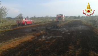 Udine cade ultraleggero vicino al campo di volo e prende fuoco due ustionati gravi