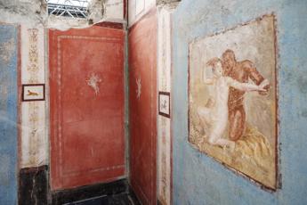 Affreschi erotici e mitologici scoperta la Casa di Fedra a Pompei