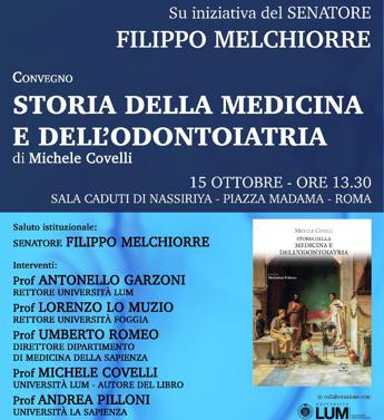 Al Senato la presentazione del libro ‘Storia della medicina e dellodontoiatria