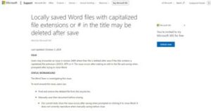 Allerta su Word un bug cancella i file invece di salvarli