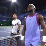 Atp Shanghai Tiafoe furioso con larbitro raffica di vaffa Video