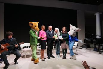 Buchmesse Geronimo Stilton in visita al padiglione Italia