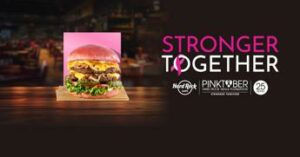 Cancro seno negli Hard Rock Cafe di Firenze Roma e Venezia torna il Pinktober