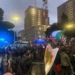 Corteo pro Palestina a Roma operatore tv ferito alla testa da una bottiglia