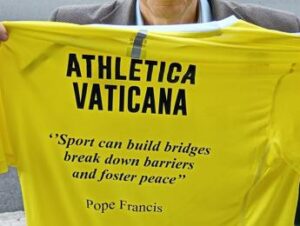 Di Sante alla maratona di New York con le parole del Papa Per sognare un mondo di pace