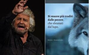 Grillo punge su Whatsapp Si muore piu traditi dalle pecore che sbranati dal lupo